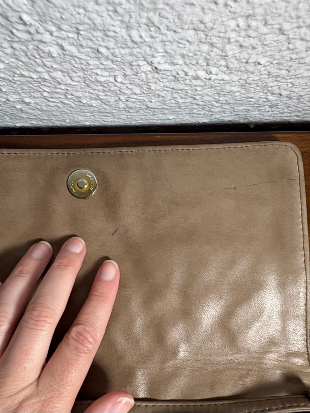 Vintage Bottega Veneta Intrecciato Leather Crossbody Bag in Taupe - Picture 11 of 14